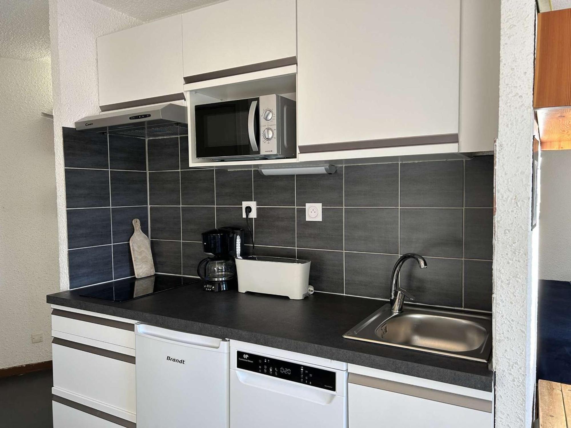Studio Coquet A Montgenevre Avec Parking, Ideal Pour 3 Personnes - Fr-1-330D-64 Eksteriør billede